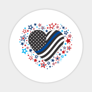 The Thin Blue Line Magnet